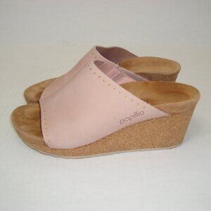 Birkenstock Women's Papillio Namica Studded Platform Wedge Leather Slide Sandal